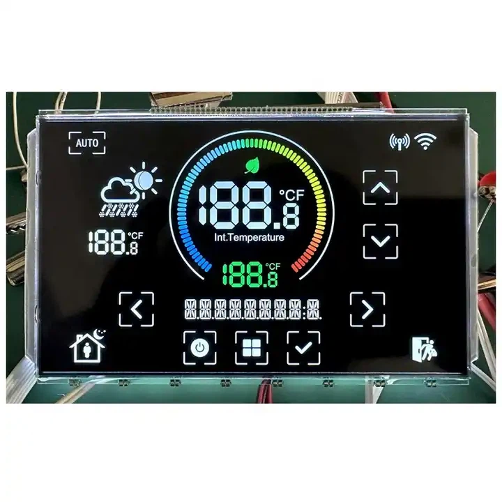 7-Segment-Display-LCD-Glasscheiben für den Autoladestapel