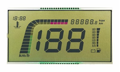 7-Segment-LCD-Display für Motorräder