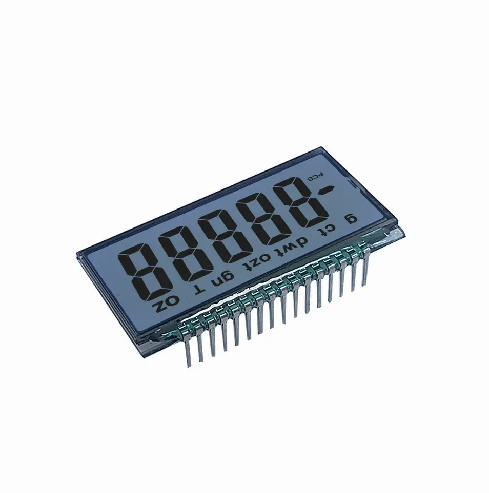 7-Segment-Monochrom-benutzerdefiniertes 16-Pin-LCD-Display